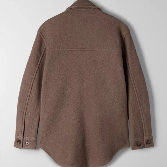 Wilfred Taupe Button-Front Utility Jacket - Picture 2 of 5